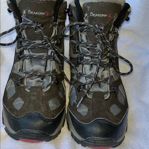 BearPaw Black and Gray Outdoor Boots